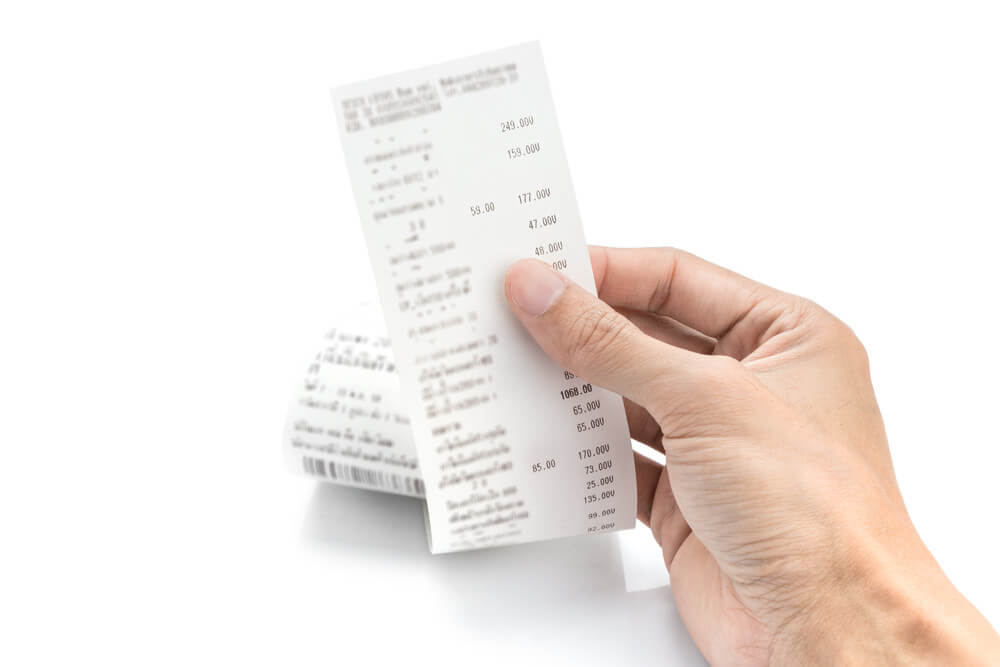 Identify Receipt Paper