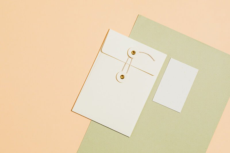 Paper envelope types and sizes